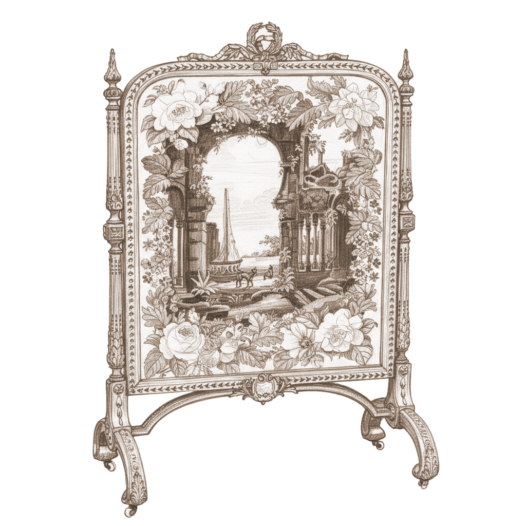 Каминный экран