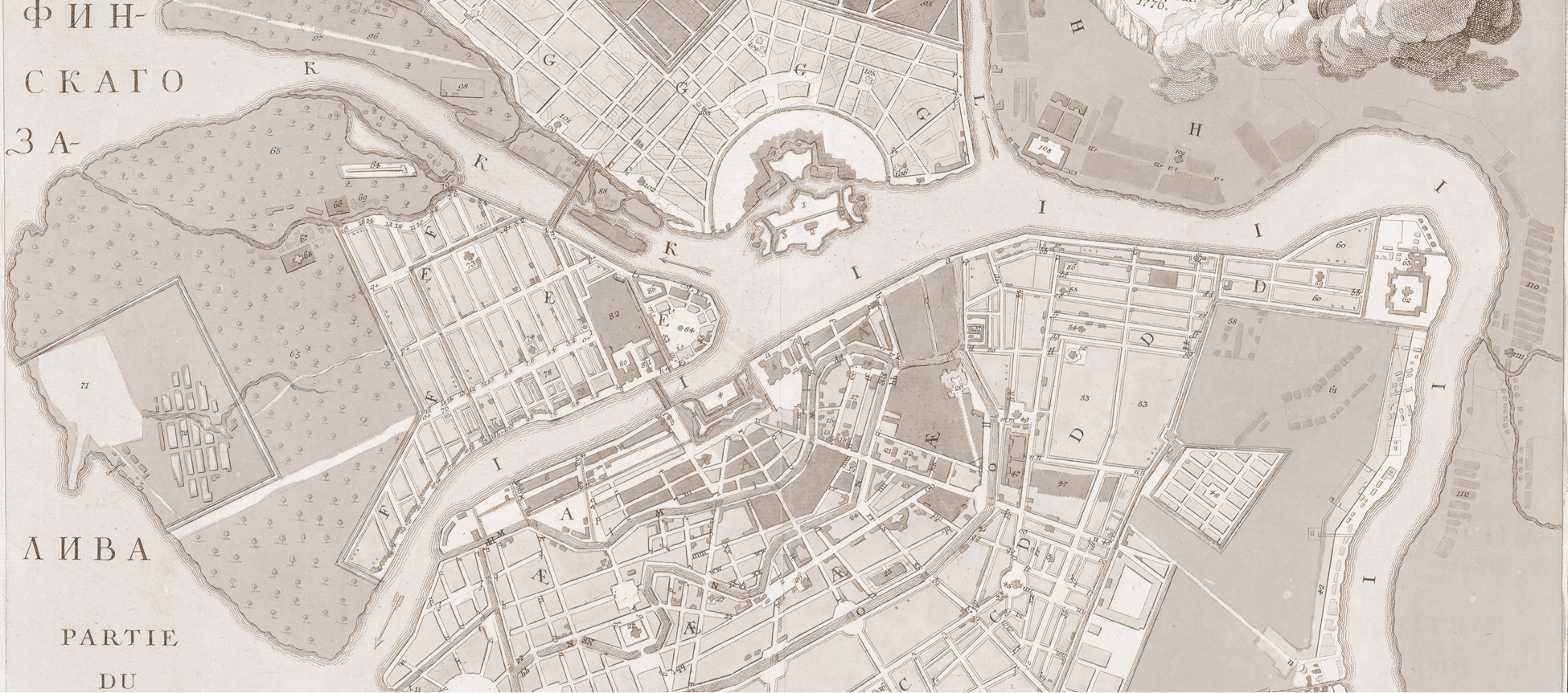 Карта исторического Петербурга